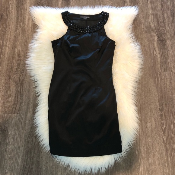 🌿2xHP🌿 Twenty One A-line Beaded Neckline Dress - Picture 1 of 7